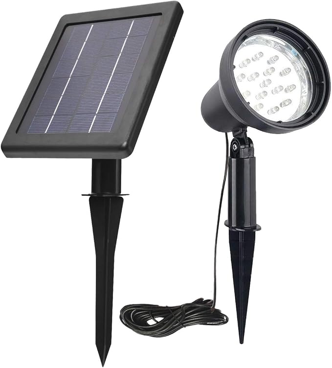 SUNLONG Solar Spotlights Outdoor Waterproof Bright Solar Wall Lights Led by MakeYournightBrightandWarm