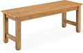 ONBRILL Outdoor Benches Weatherproof, 2-Person Poly Lumber Garden Bench by ONBRILL