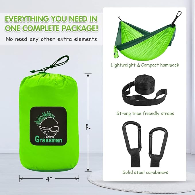 Grassman Kids Small Hammock for Camping Portable Hammock for Child Girls Boys - Image 6