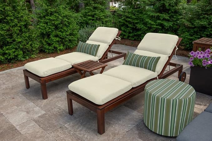 Sunbrella Patio Chaise Cushions - Image 4