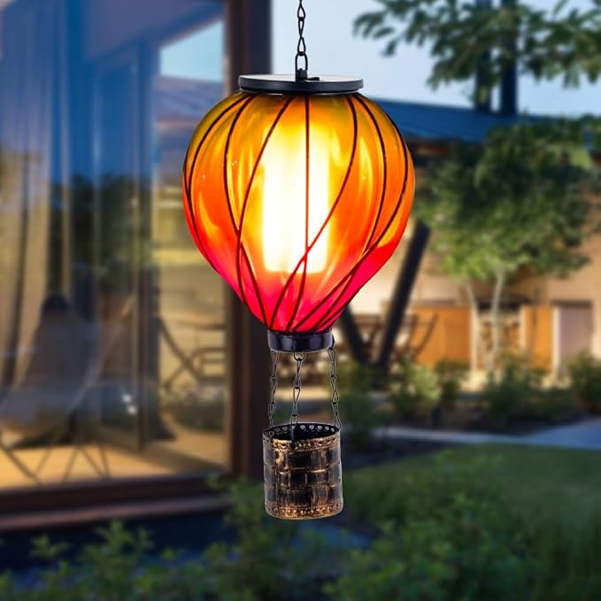 Colorful Solar Hot Air Balloon Lantern - Image 8