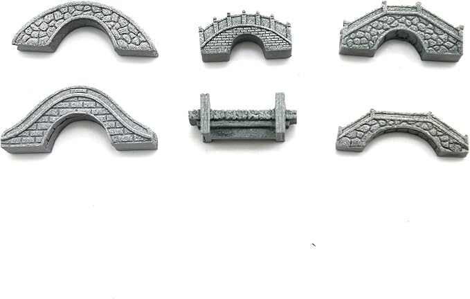 MDEOOSKY 6PCS Mini Stone Bridge Ornaments - Image 7