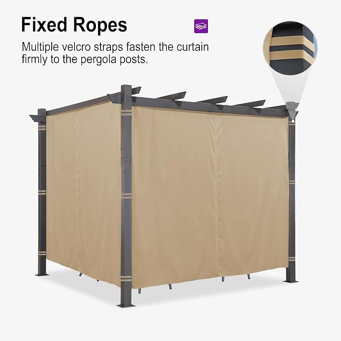 PURPLE LEAF 10' X 10' Outdoor Pergola - Image 2