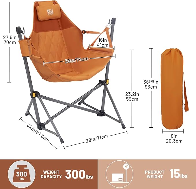 TIMBER RIDGE Hammock Camping Chair - Image 3