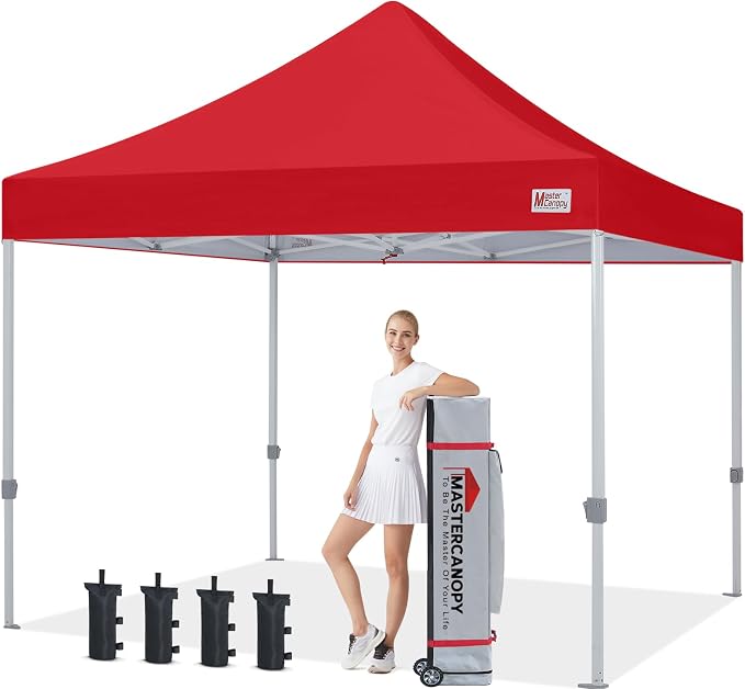 MASTERCANOPY Pop Up Canopy Tent Commercial Grade 10x10 Instant Shelter by MASTERCANOPY