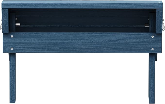 SERWALL Folding Adirondack Footrest Without Assembly, All Weather Use - Image 10