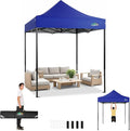 COBIZI 6.6x6.6 Heavy Duty Pop up Canopy Tent Without Sidewalls, Easy Set-up by COBIZI