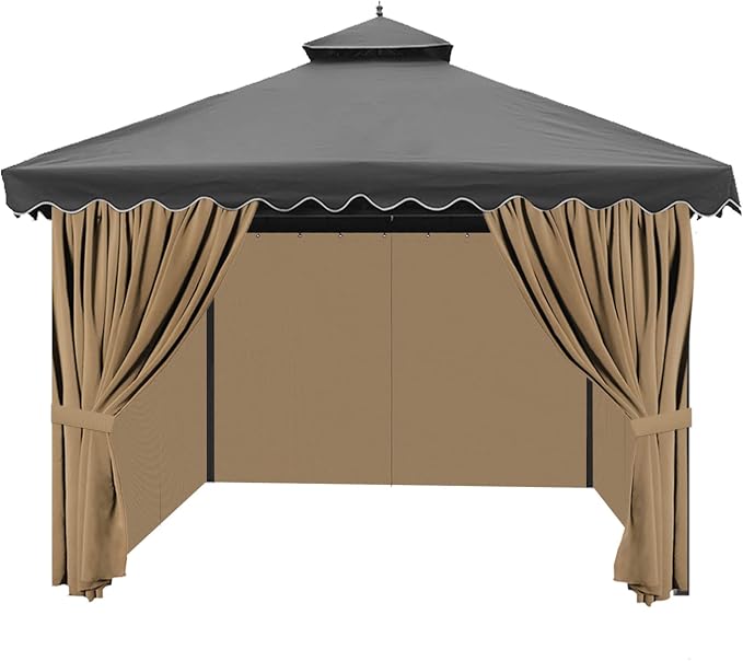 Gazebo Privacy Curtains 10' x 12' - Image 3