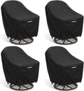 Outdoor Patio Chair Covers 4-Pack, Heavy Duty 600D Oxford Fabric, Weather by Unknown