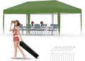 Garvee 10x10 Pop Up Canopy Tent, Heavy Duty Commercial Instant Shelter by Garvee