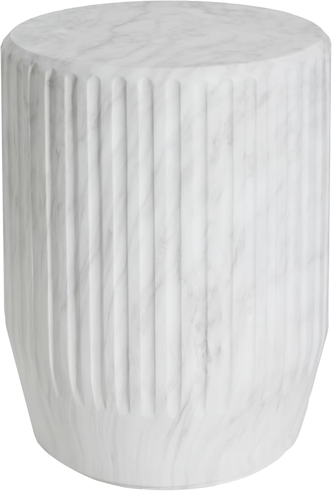 Christopher Knight Home Jayme Lightweight Concrete End Table, Outdoor Cylinder - Image 4