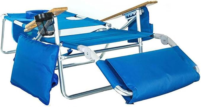 Ostrich Deluxe 3N1 Padded Beach Chair w/ Face Cushion & Arm Holes, Cup Holder - Image 9