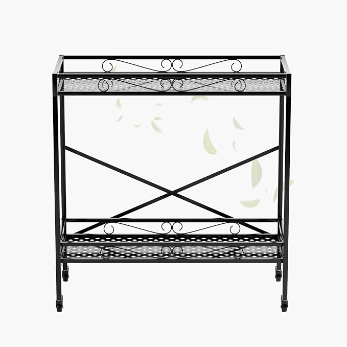 Zhongma 2 Tier Sturdy Metal Plant Stand - Image 7