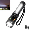 Rechargeable Flashlight High Lumens 900, Super Bright LED Handheld Flashlights by Peascat