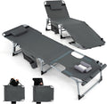 GYMAX Tanning Chair, 330LBS Beach Lounge by GYMAX