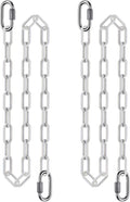 SELEWARE 2 Pack Hanging Swing Chains Kit, 80 Inch Plastic Coated Hanging Chains by SELEWARE