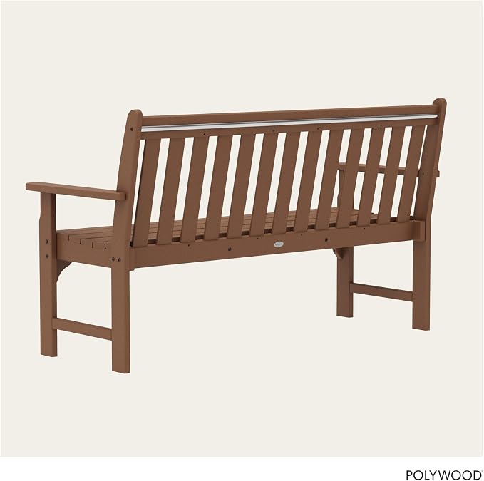 POLYWOOD GNB60TE Vineyard 60" Bench - Image 5
