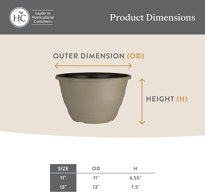 The HC Companies Wrapt Hanging Planters - Image 5