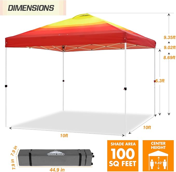 EAGLE PEAK Pop Up Canopy Tent - Image 3