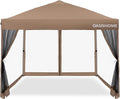 OASISHOME 10'x10' Pop-Up Gazebo Canopy Tent by OASISHOME