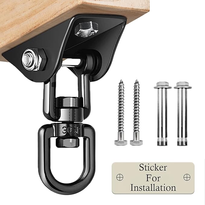 Heavy Duty Swing Hangers for Wooden Sets 2000 LB Capacity Hammock Hanger 360 by Aisto