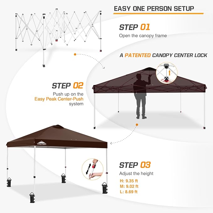EAGLE PEAK Pop Up Canopy Tent - Image 6