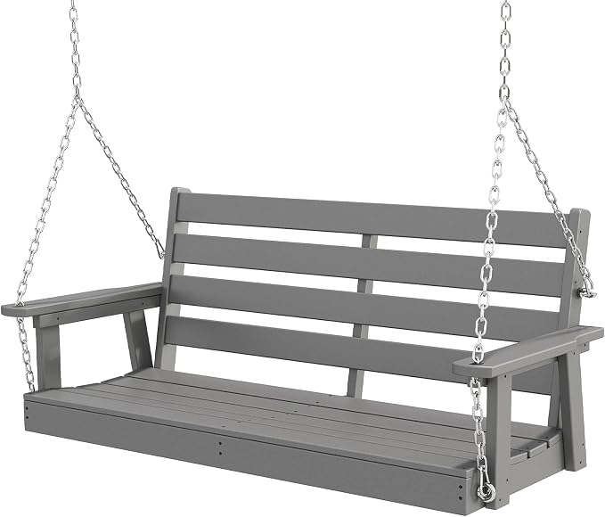 GREENVINES Porch Swing | 51’’ | HDPE Plastic | by GreenVines