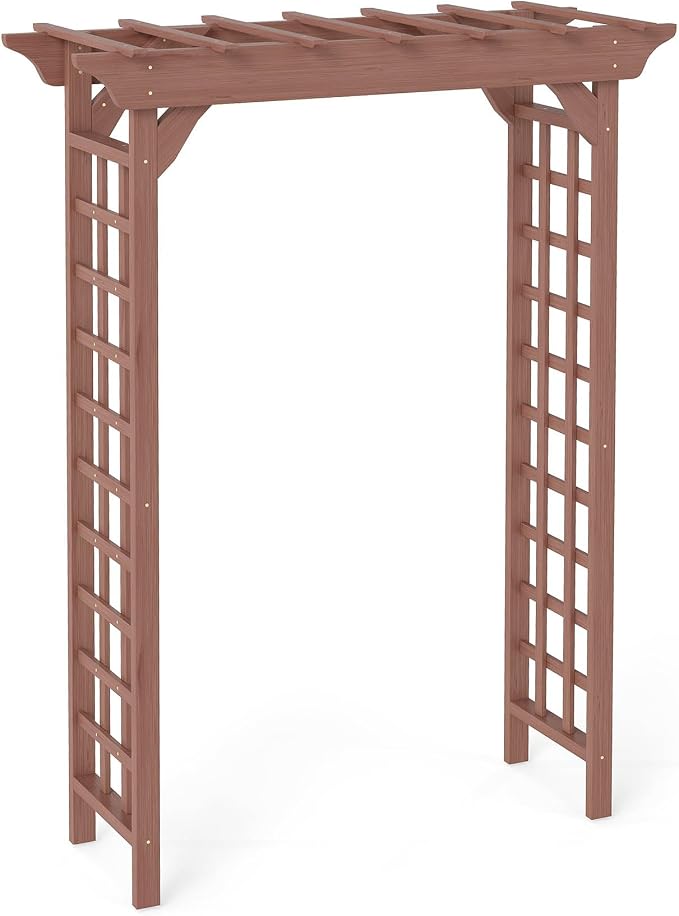 Wooden Garden Arbor, 7ft Wedding Arch by Unknown