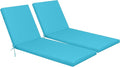 Only choice Outdoor Chaise Lounge Cushion Set of 2, Replacement Seat Cushion by ONLYCHOICE