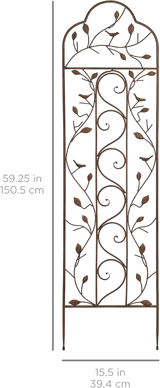 Best Choice Products 60x15in Iron Garden Trellis, Arched Outdoor Decoration - Image 7