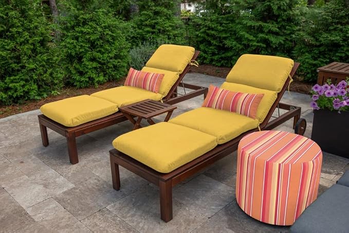 Sunbrella Patio Chaise Cushions - Image 4