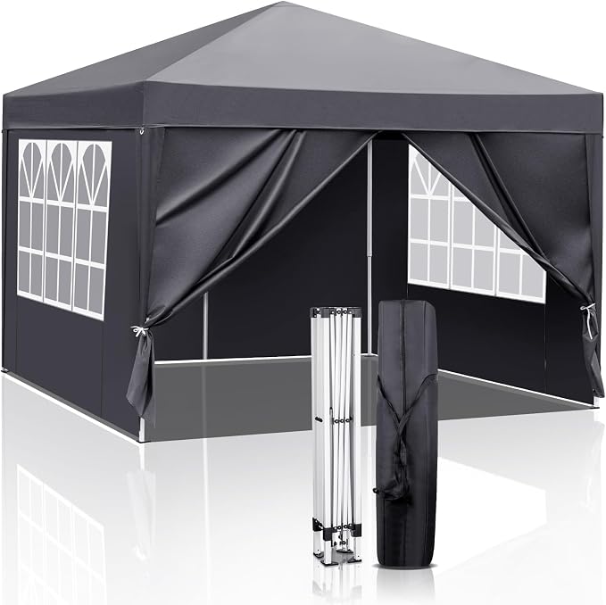 Outvita 10x10ft Ez Pop Up Canopy, Portable Instant Canopy Tent by Outvita