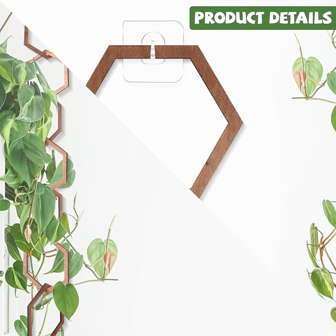 18Pcs Chain Trellis for Climbing Plants, Indoor&Outdoor Garden Wall Trellis - Image 3