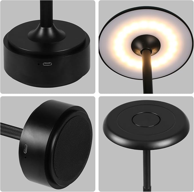 5200mAh Rechargeable Cordless LED Table Lamps Touch Sensor Light, 3-Levels - Image 6