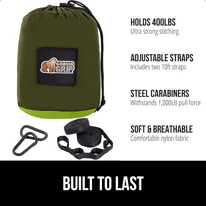 GORILLA GRIP Durable Camping Hammock - Image 2