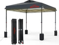 8x8 Pop Up Canopy, Easy Up Canopy Tent, Heavy Duty Tents by BENASS