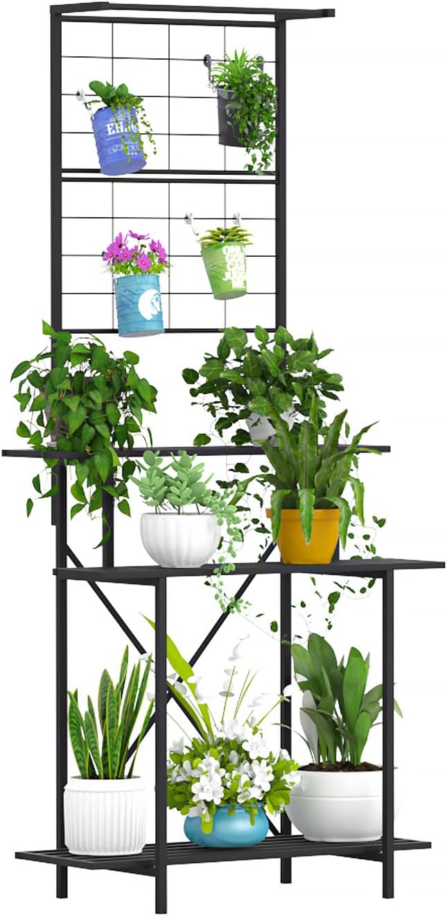 Hanging Plant Pot Shelf Rack Heavy Duty Plant holder Trellis - Image 2