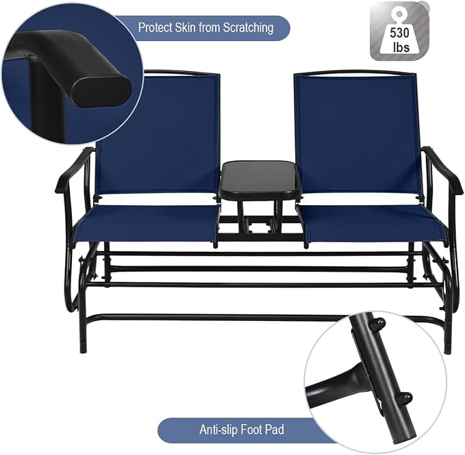Giantex Outdoor Glider, Rocking Chair - Image 4
