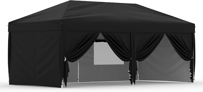 10X20 Pop Up Canopy Tent with 6 Sidewalls – Heavy Duty Commercial Instant - Image 8