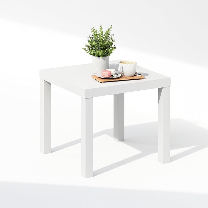 Furinno Classic Coffee Table, Square Modern Coffee Table - Image 5