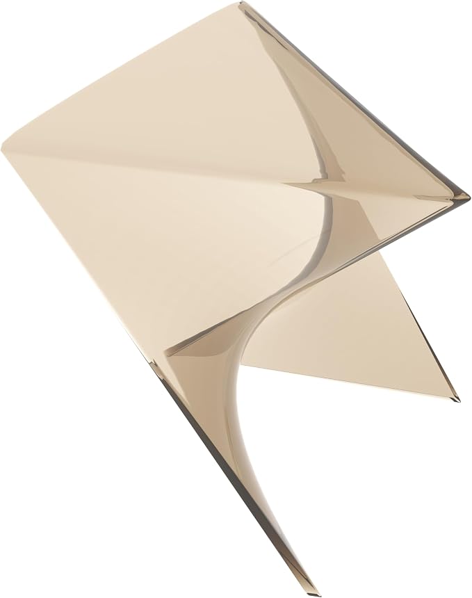 LeisureMod 15.75" Stackable Weather-Resistant Plastic Triangular Side Table - Image 9