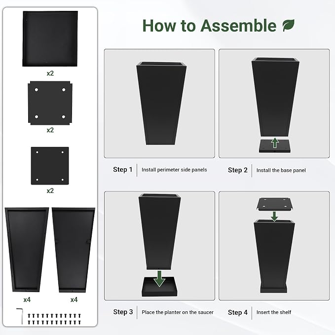 Tall Planters 30" H - Image 9