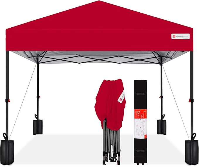 Best Choice Products 10x10ft Pop Up Canopy Tent, Outdoor Shade, 1 Person 1 by BestChoiceProducts