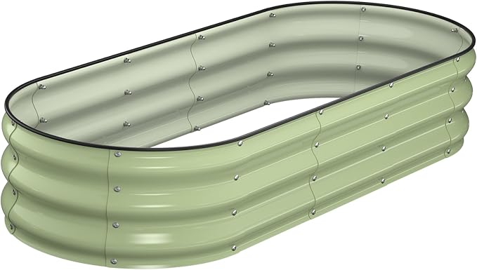 Raised Garden Bed Kit, Large Metal Raised Beds by Winpull