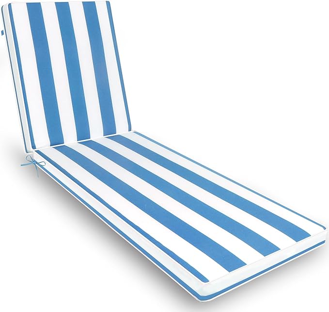 Only choice 2 Pieces Set Outdoor Lounge Chair Cushions Patio Chaise Lounge - Image 3