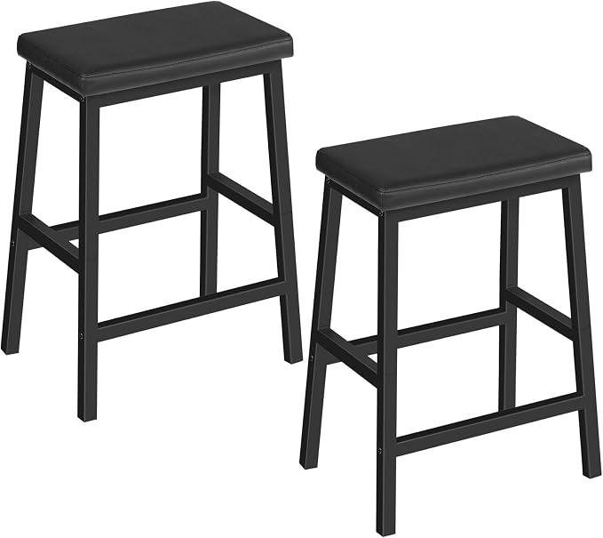 HOOBRO Bar Stools, Counter Height Bar Stools, 24 Inch Barstools by HOOBRO