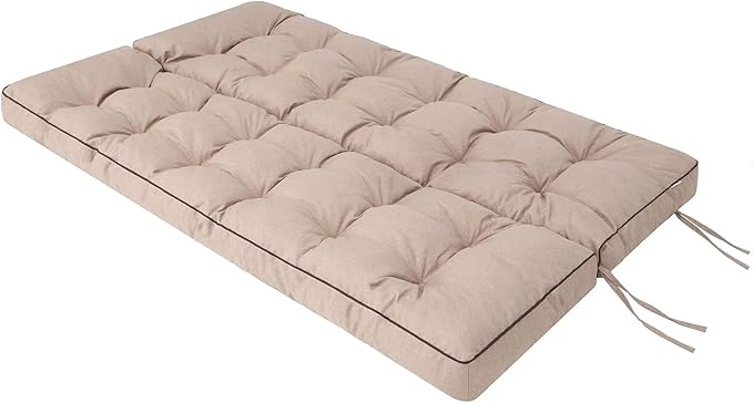 Outside Benches Cushion with Backrest, Thicken Waterproof Swing Cushions 2/3 - Image 7