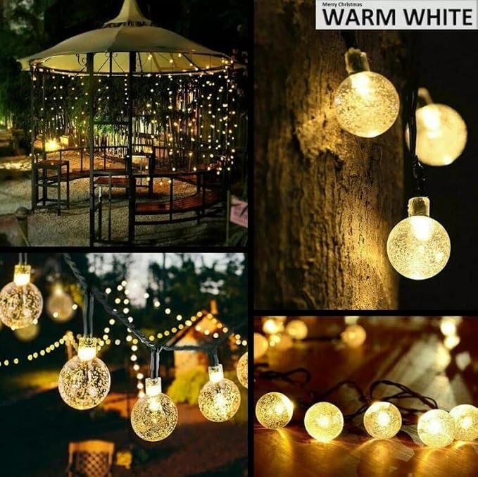 Solatec Solar String Lights, 2 Pack Outdoor String Light 60 LED 40ft 8 Lighting - Image 7