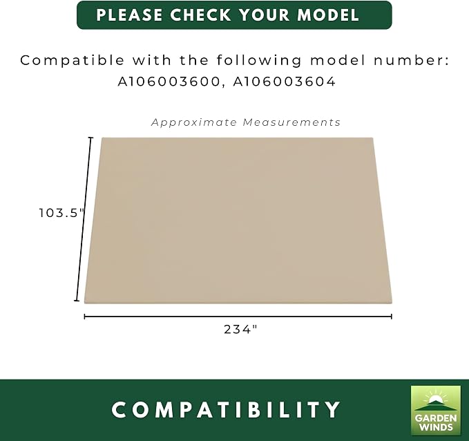 Garden Winds Heavy Duty Reinforced RipLock 500 Replacement Canopy Top Cover - Image 5