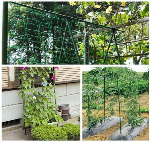 Green Garden Trellis Netting 5x100 ft Heavy Duty Polypropylene Plant Support Net - Image 5